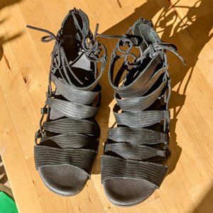 Unique Textured Gladiator Sandals